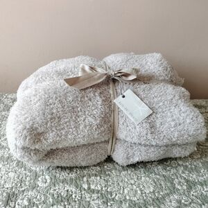 Barefoot Dreams soft blanket stone color 72"x54"